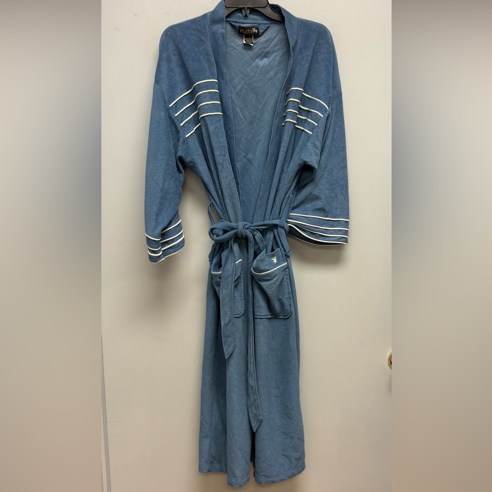 Vintage Playboy Velour Belted Robe
